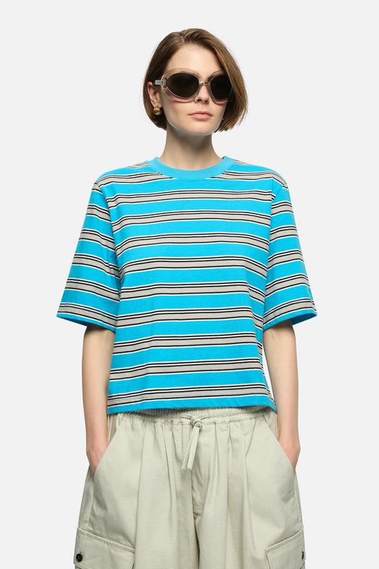 CELESTE TEE-TURQUOISE