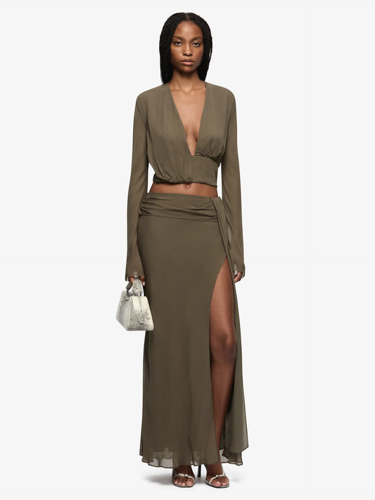 ISABELLA TOP L/S - TWIG