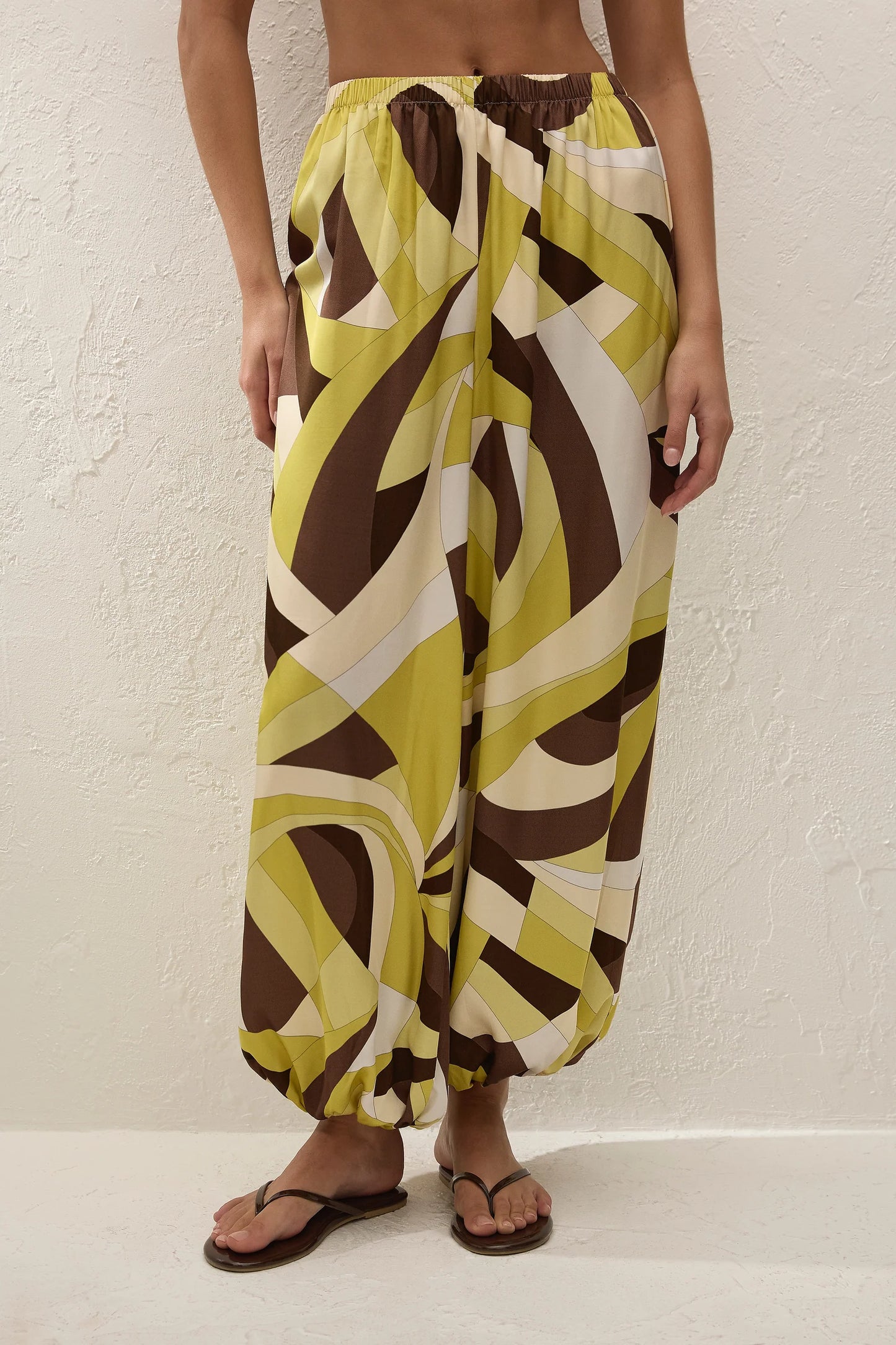 KORTEZ BALOON PANT-MILA GEOMETRIC PRINT