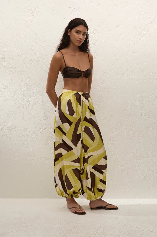 KORTEZ BALOON PANT-MILA GEOMETRIC PRINT
