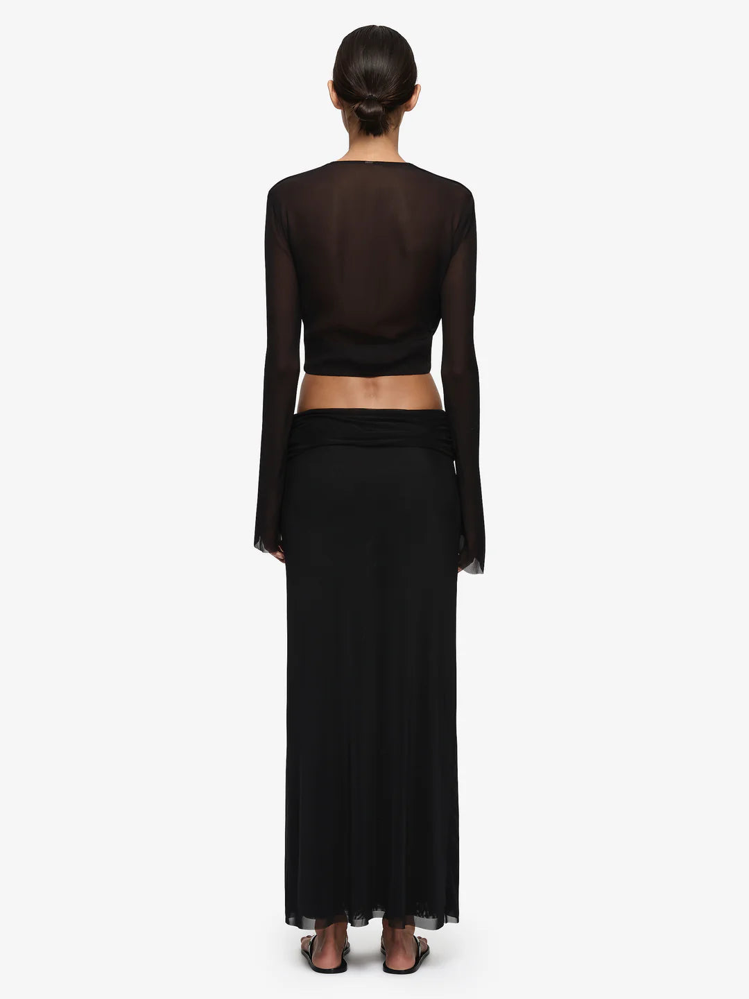 ISABELLA L/S TOP - BLACK