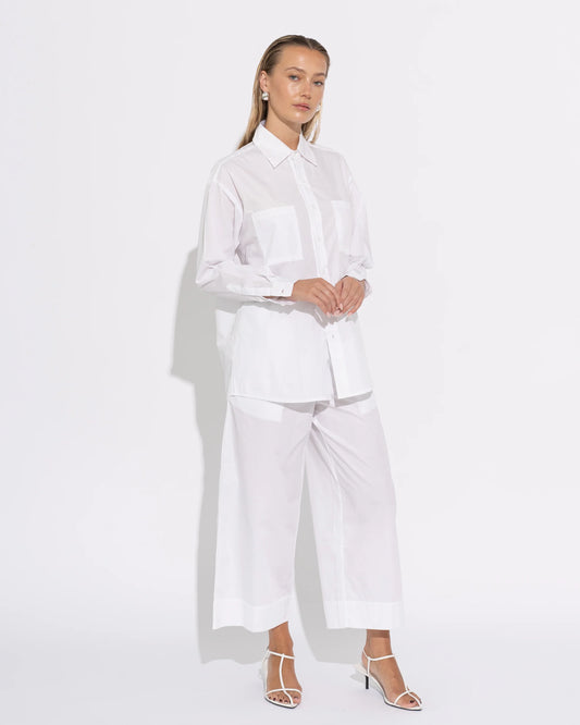 CLASSIC BOYFRIEND SHIRT - WHITE