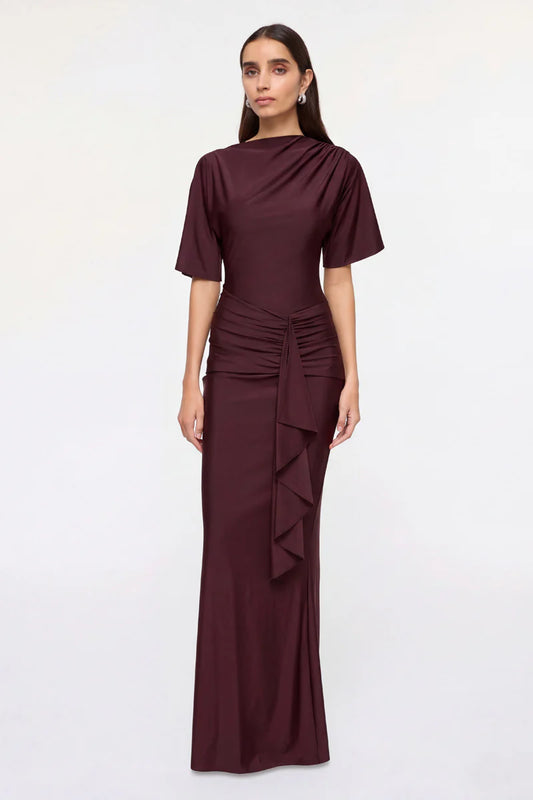 ARLO MAXI DRESS-MULBERRY