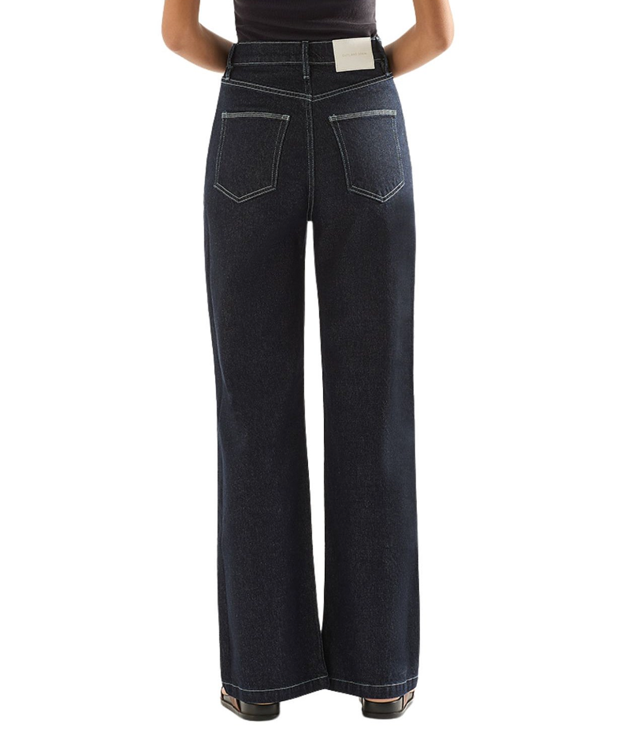 ELLIE HIGH WIDE LEG JEAN - RINSE