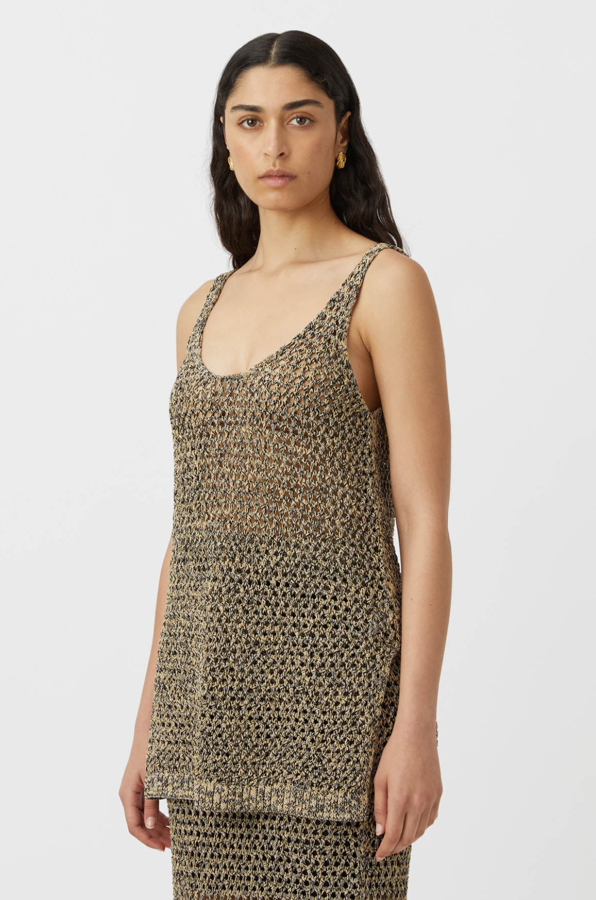 ECLIPSE KNIT TANK - NEUTRAL
