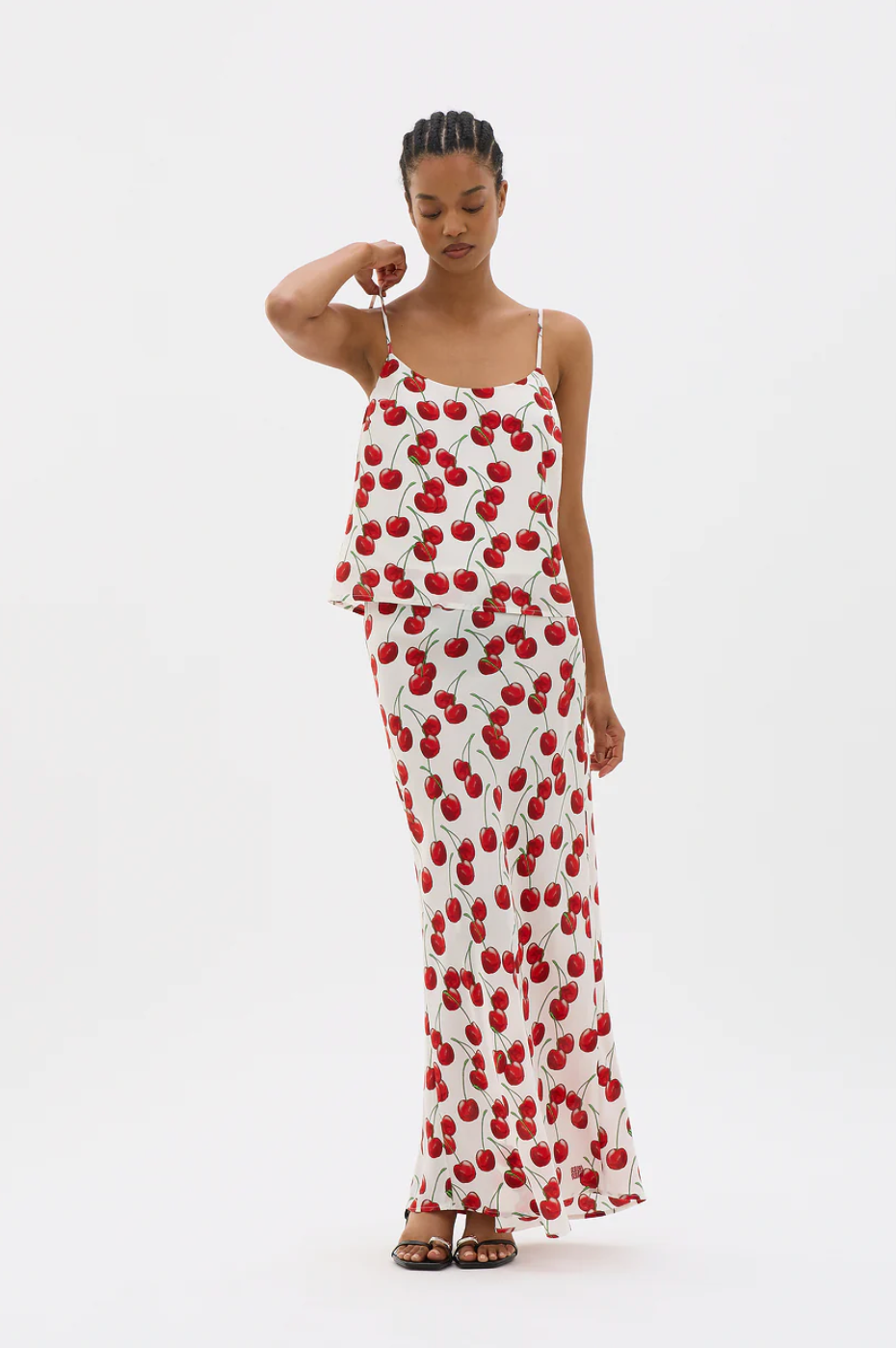 WHITE CHERRY CLASSIC CAMI
