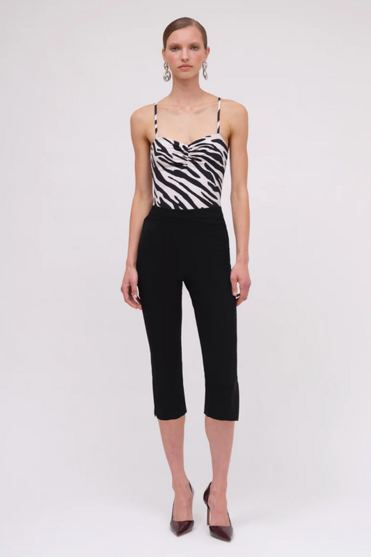 ZAMBEZI BODYSUIT - BLACK AND WHITE