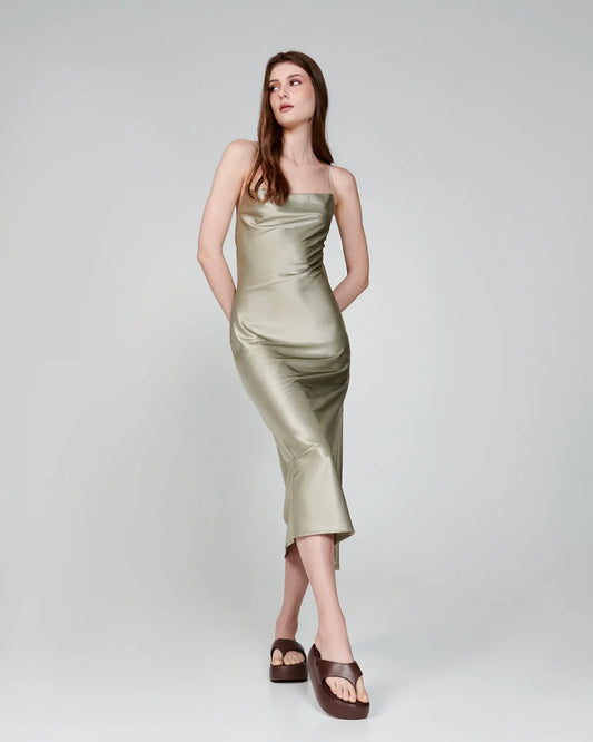 FREE PLATFORM THONG -BRONZE