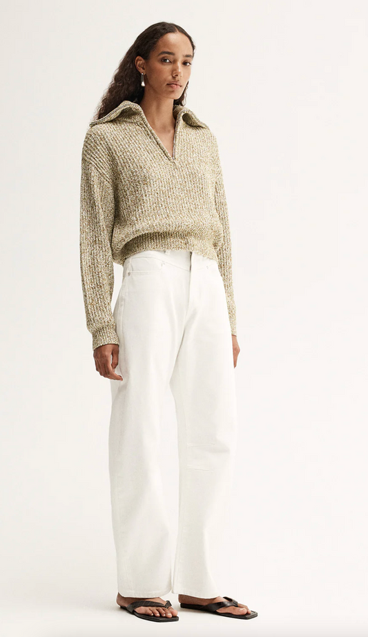 HARRIE KNIT JUMPER - MOSS MARLE