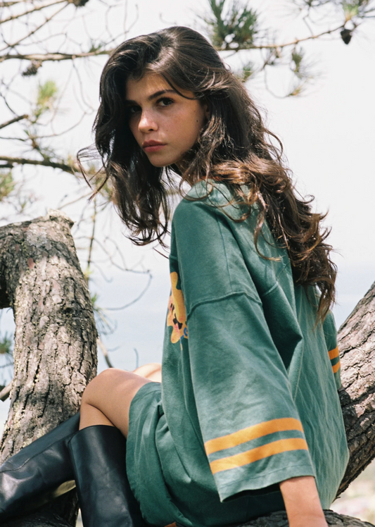 77 SUN TEAM TEE DRESS - GREEN
