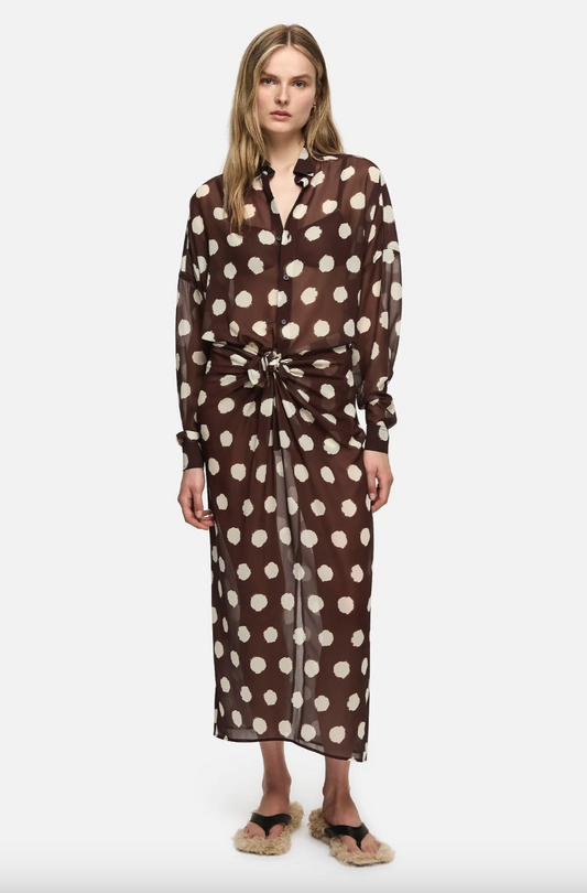 LINNEA SHIRT - BROWN