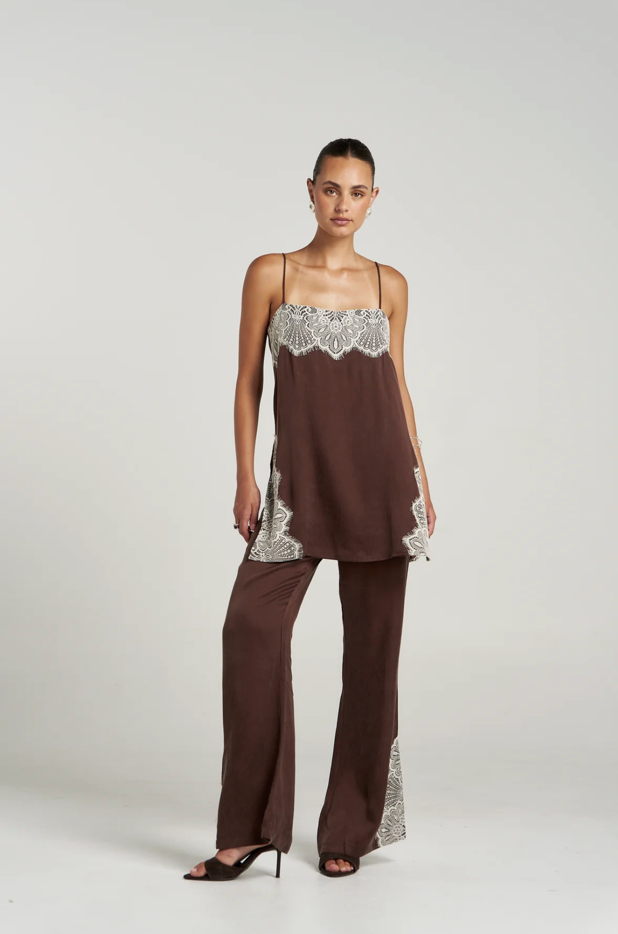 FLORENCE SHIFT TOP - ESPRESSO ESP