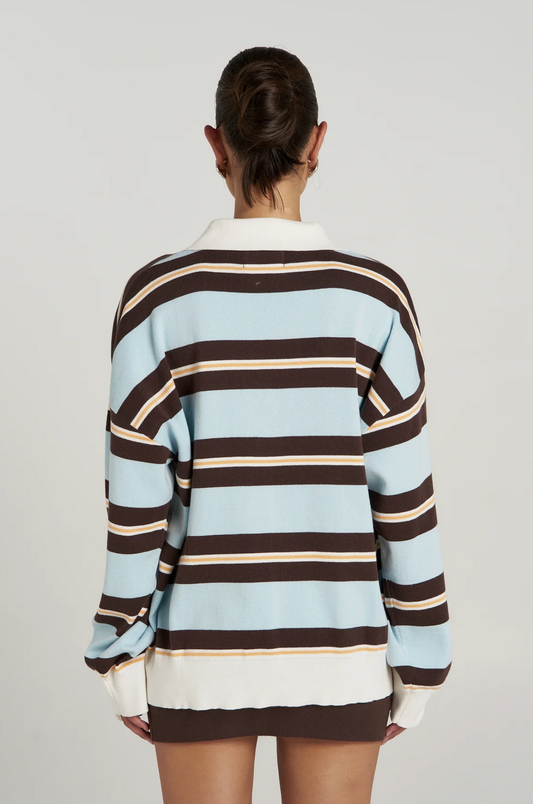 STRIPE LS POLO - APEROL STRIPE