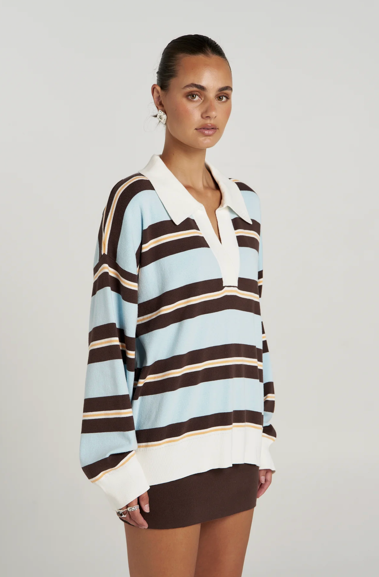 STRIPE LS POLO - APEROL STRIPE