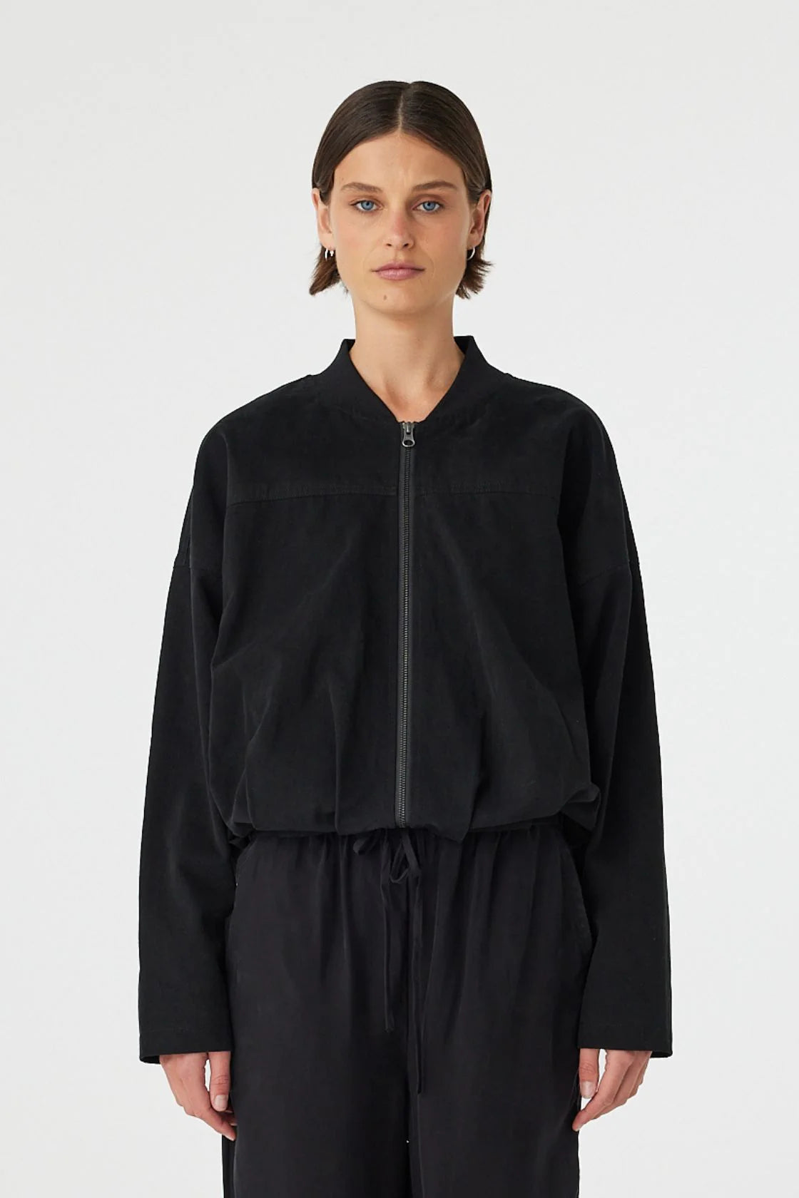 WREN BOMBER JACKET - BLACK 1X0032