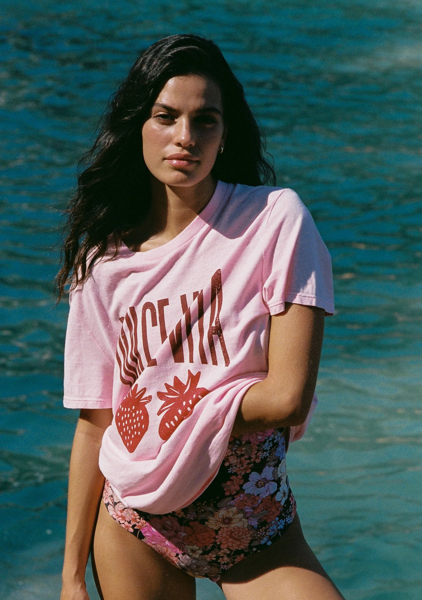 W-TS_25773-NK SWEET LIFE CLASSIC TEE PINK