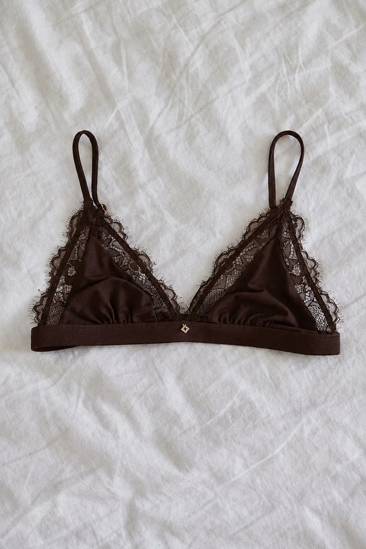 CHOCOLATE BRALETTE