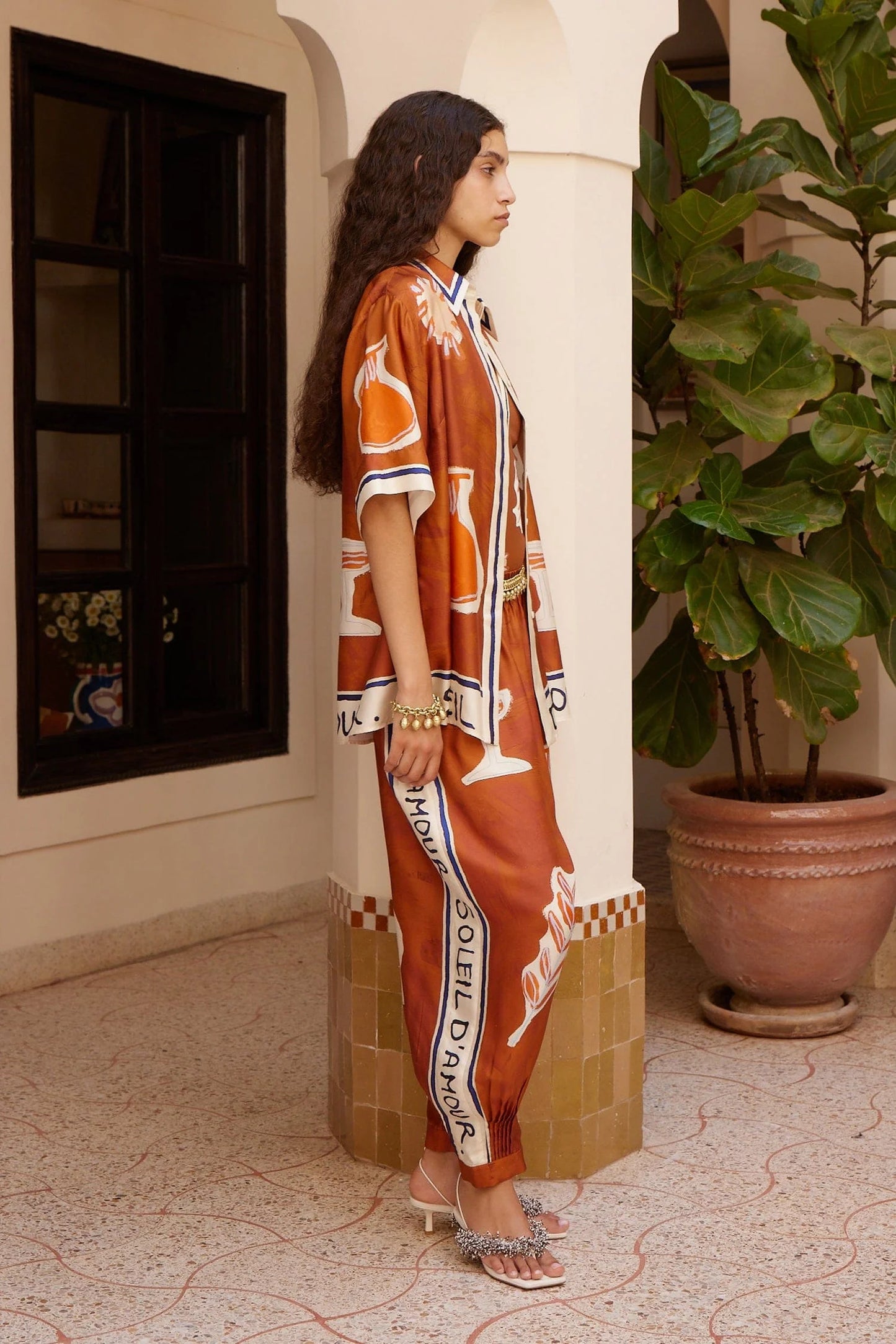 SOLEIL D'AMOUR SILK SHIRT