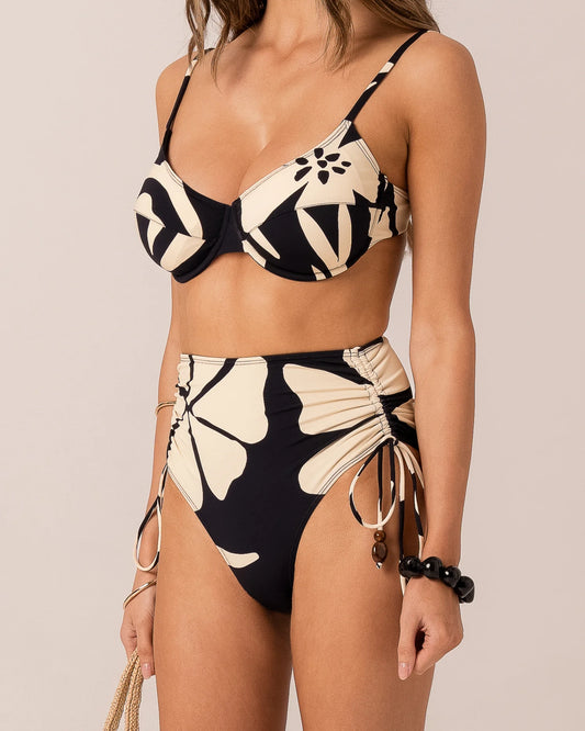 HIGH WAIST TIE SIDE BOTTOM-BOTANICA