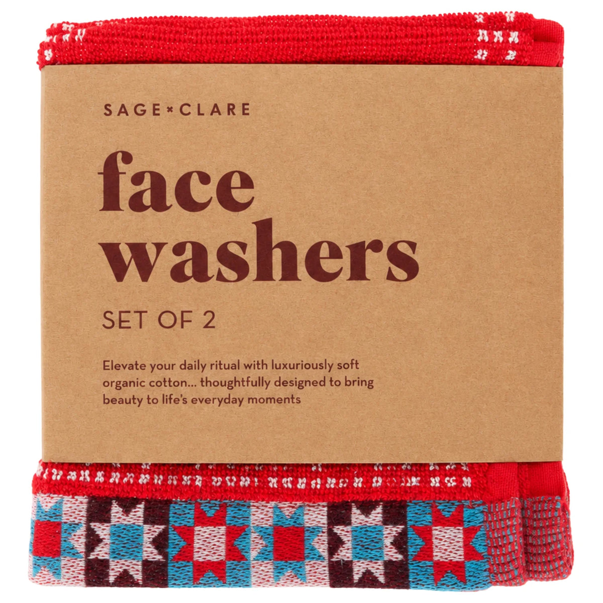 BONNY FACE WASHER SET-POPPY