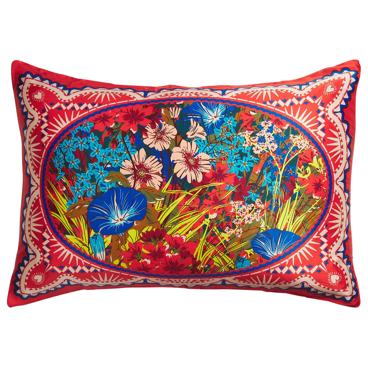 RAMONA SILK PILLOW CASE - POPPY STANDARD