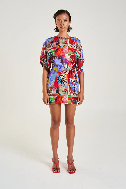 TIE FRONT DRESS-DAZED