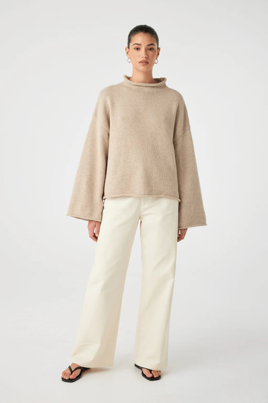 MAEVE SWEATER - SAND