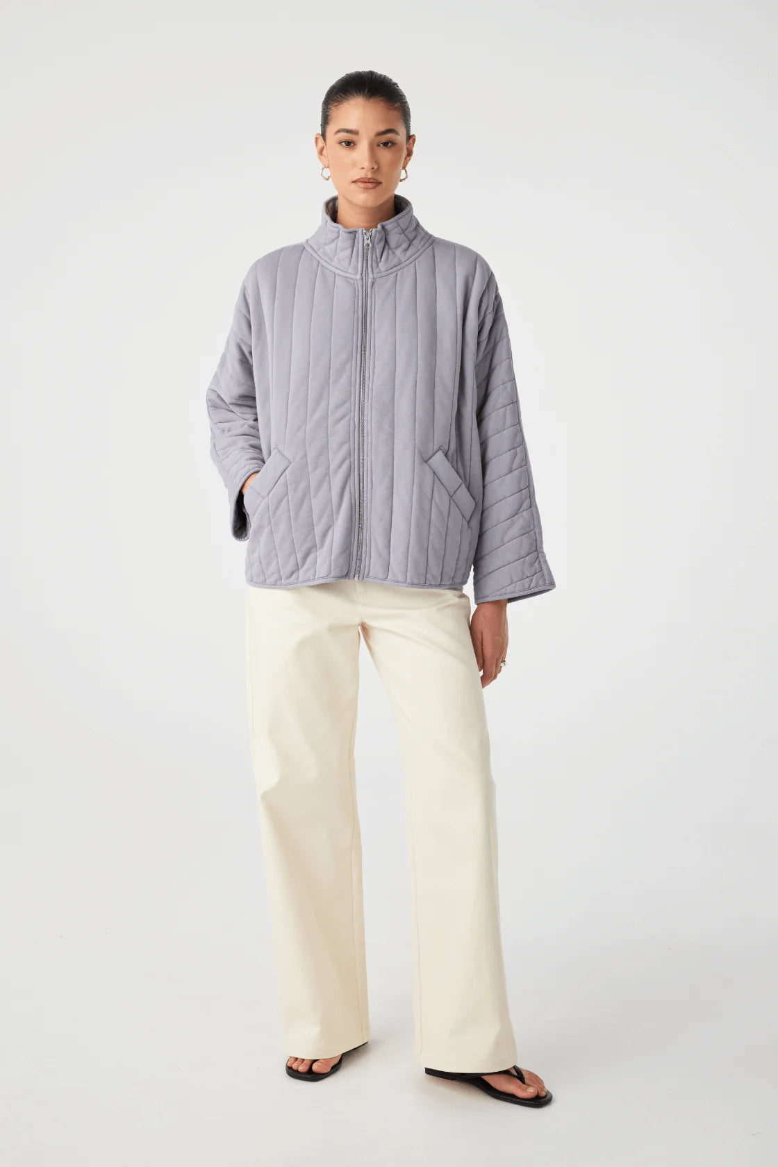 TESSA JACKET - CEMENT