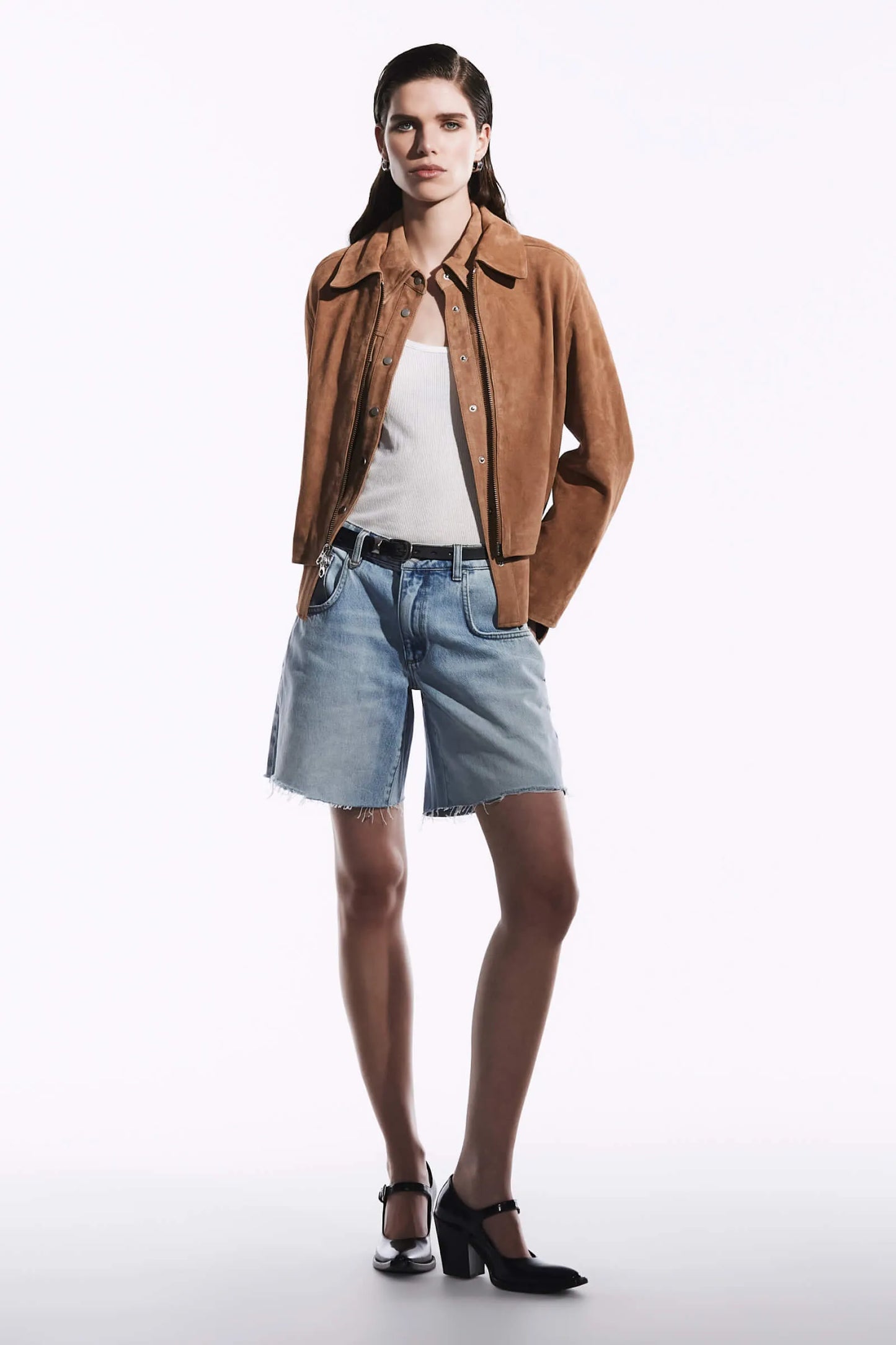 EVA SHORT MODE - LIGHT VINTAGE INDIGO