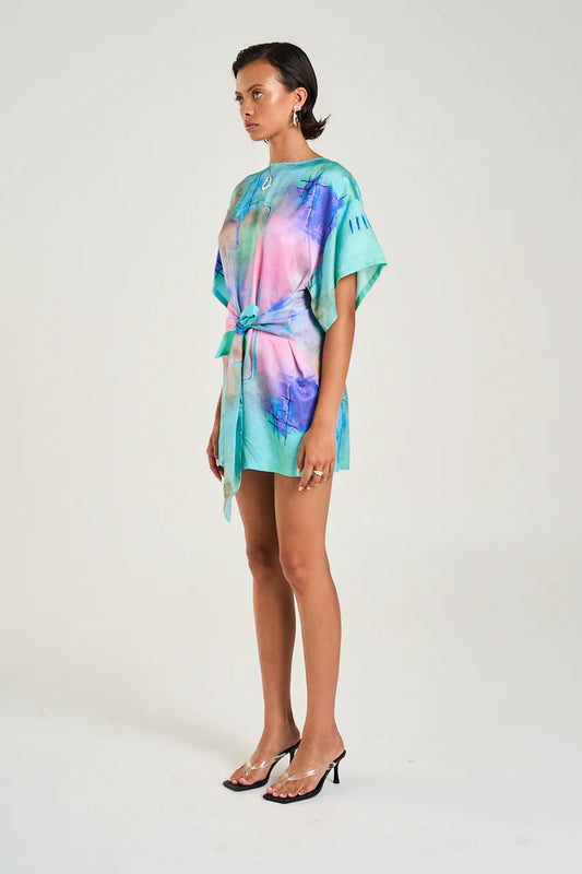 TIE FRONT DRESS - H2O