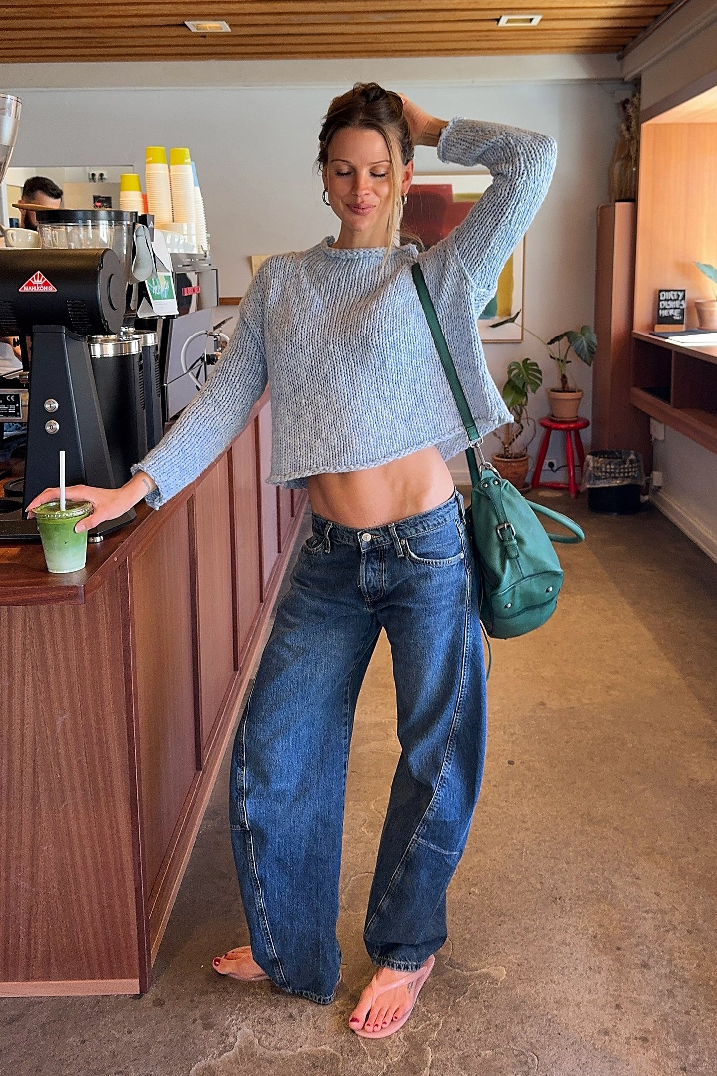 OPAL SWEATER - CASHMERE BLUE