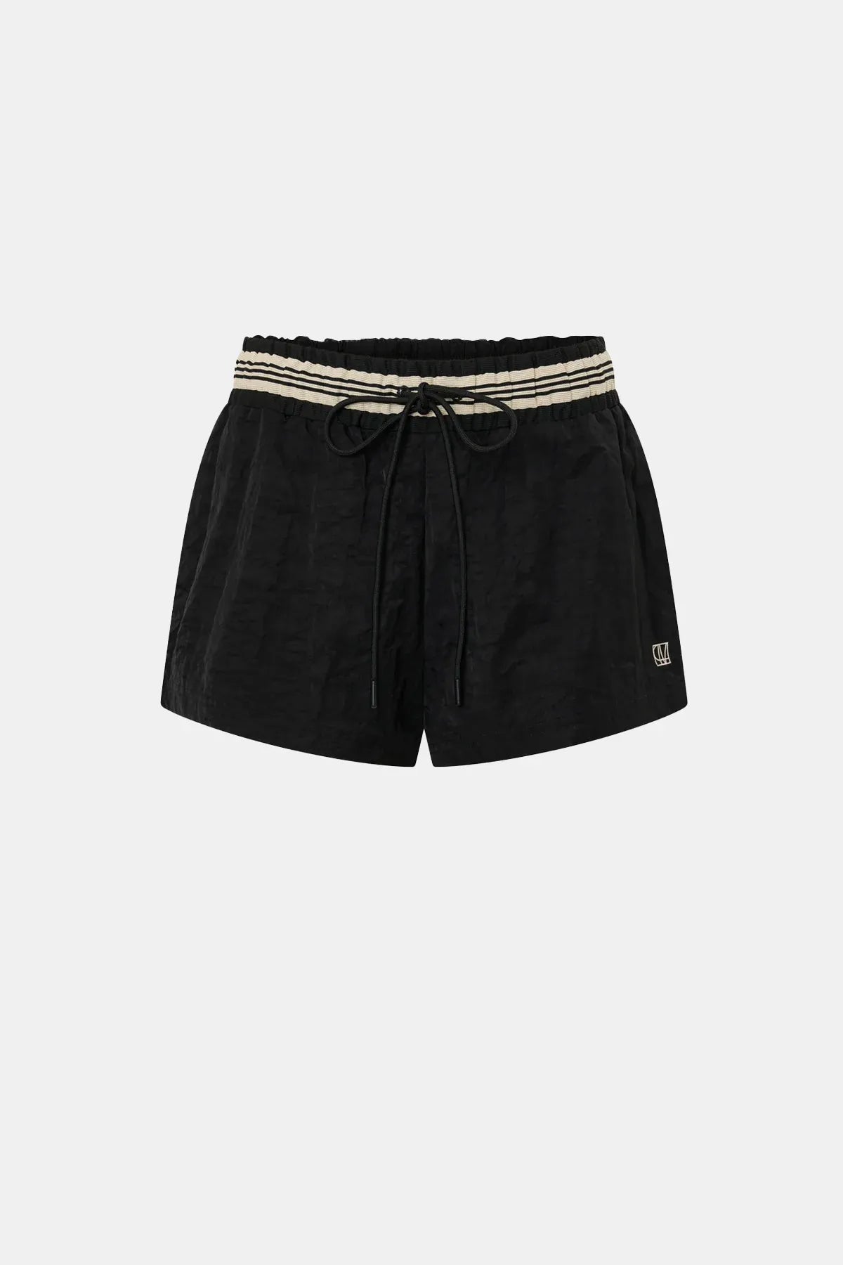 MIMAS MONOGRAM SHORT - BLACK