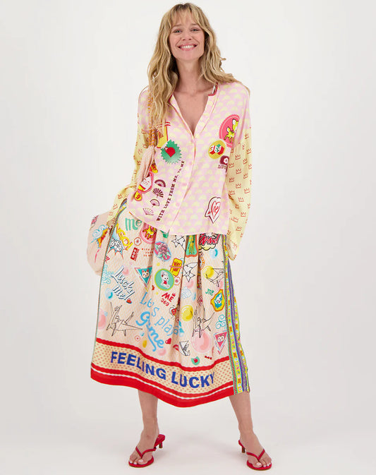 VANESSA MIDI SKIRT - LUCKY ME