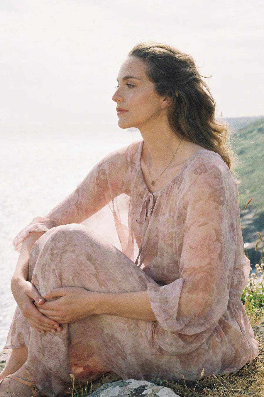 VERBENA DRESS - MONET FLORAL PRINT
