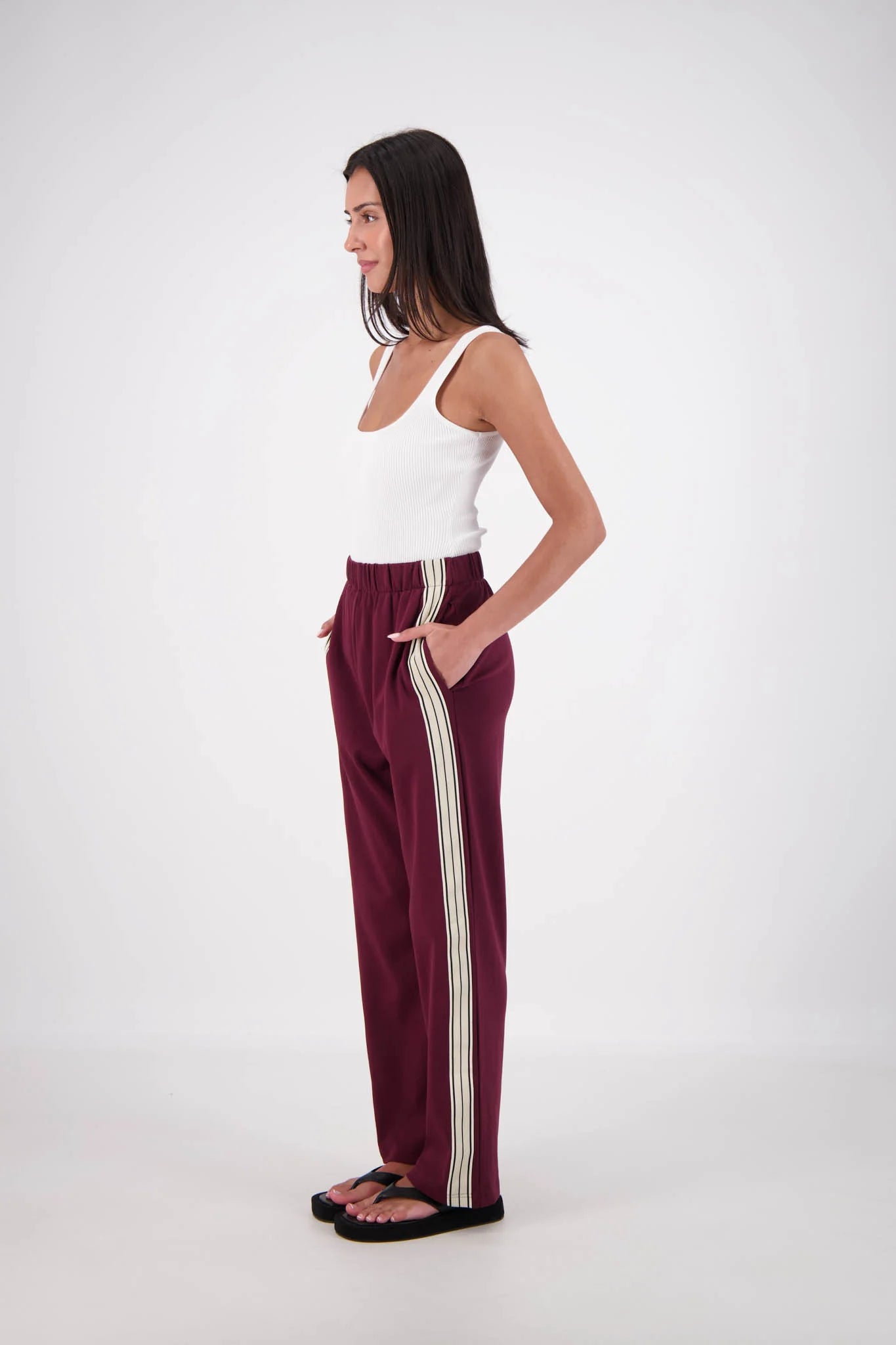 PANAREA TRACKPANT - PLUM