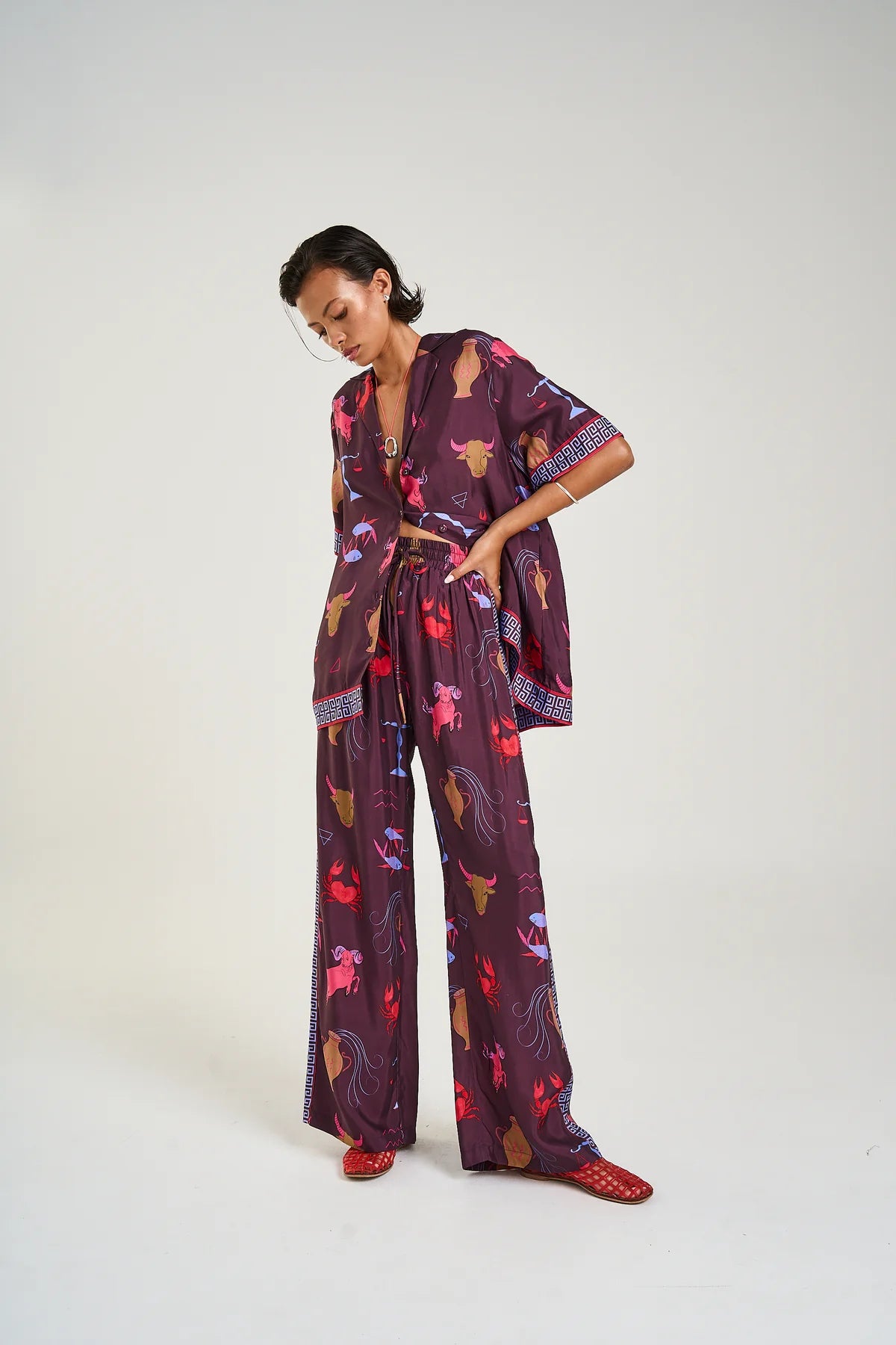 WIDE LEG PANT-ZODIAC