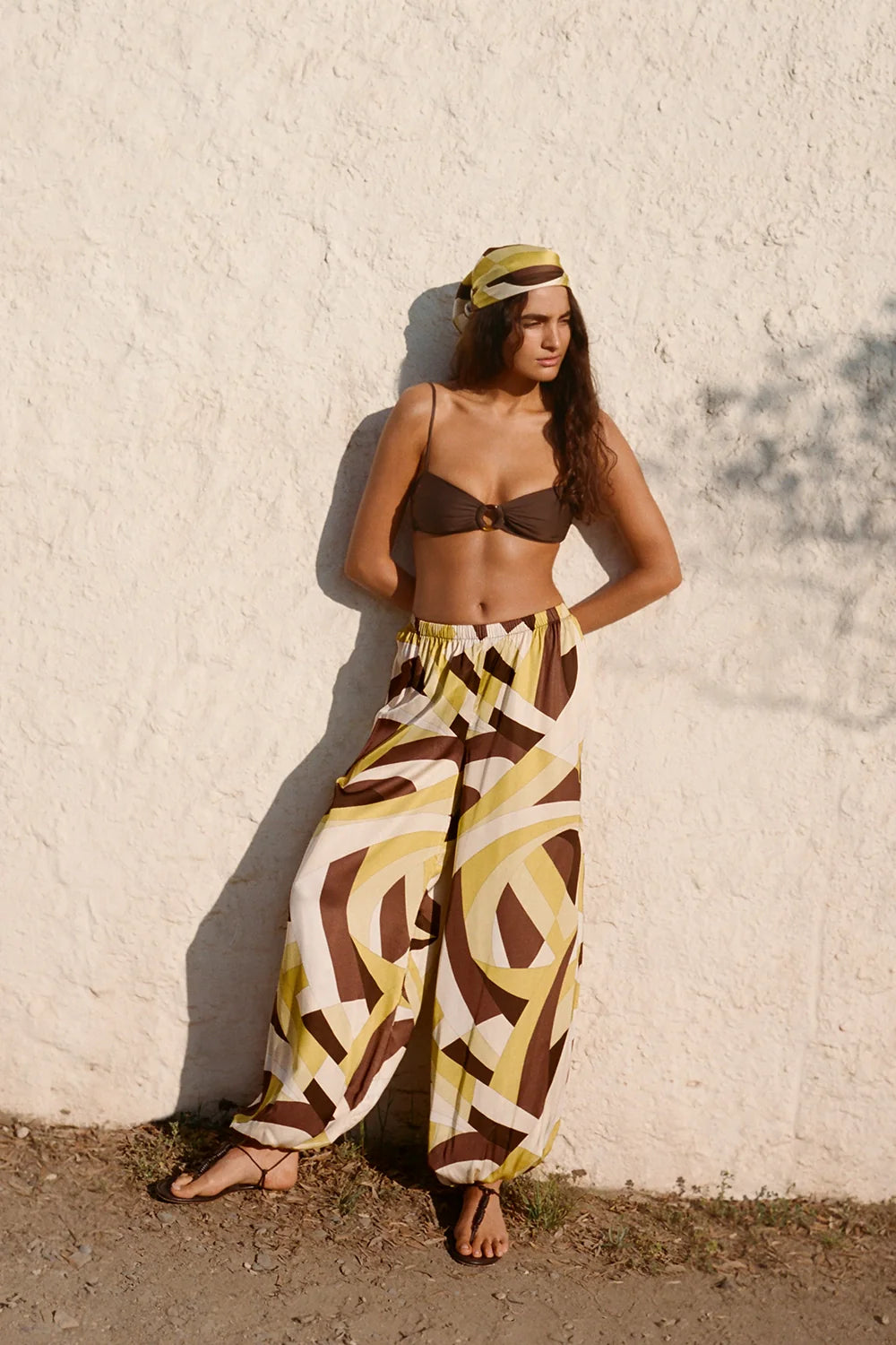 KORTEZ BALOON PANT-MILA GEOMETRIC PRINT