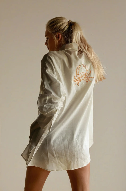 NACIDA CRAB SHIRT - WHITE