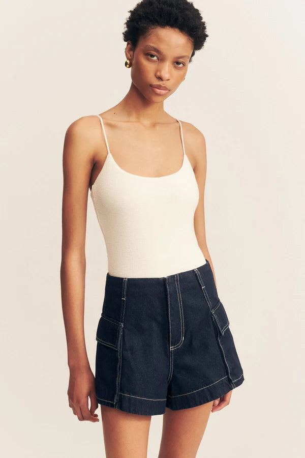 JAQUES PATCH POCKET SHORT - DEEP INDIGO