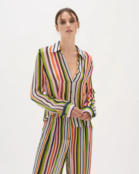 CARNIVALE STRIPE ASTRID SHIRT - STRIPE