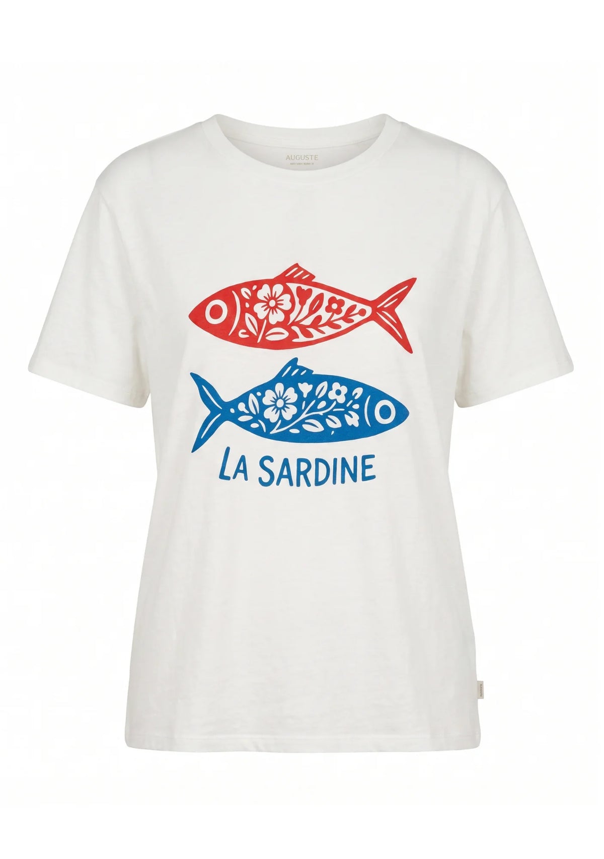SARDINE CLASSIC TEE-WHITE (W-TS-26472)