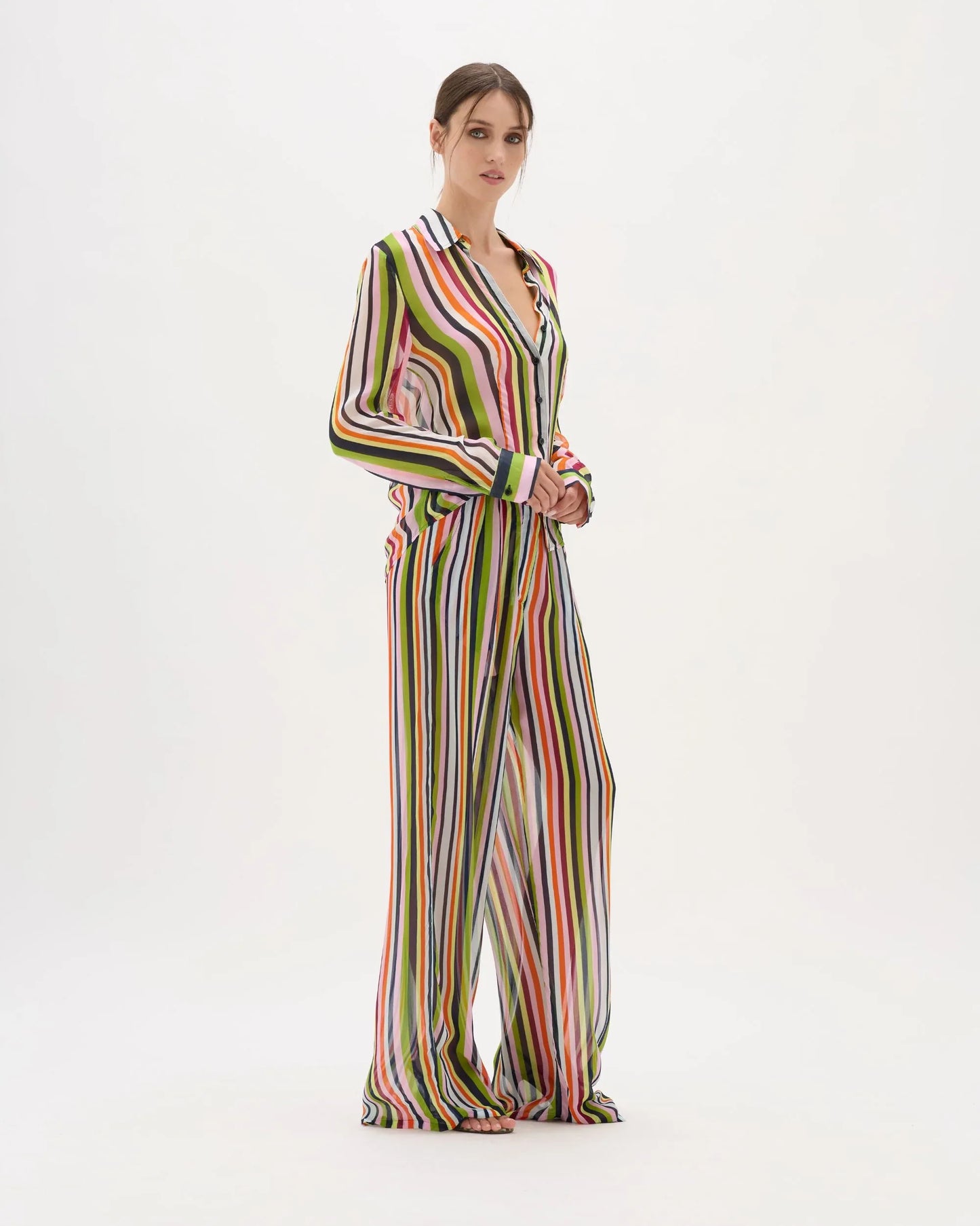 BAHIA WIDE LEG PANTS - STRIPE
