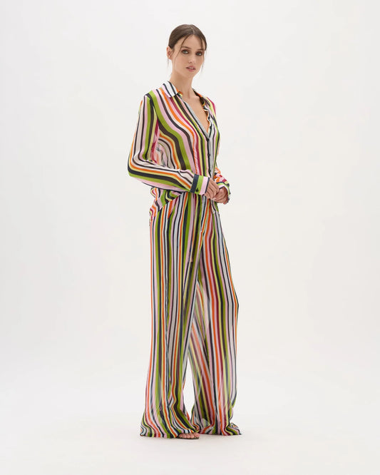 BAHIA WIDE LEG PANTS - STRIPE