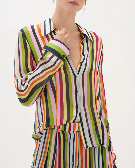 CARNIVALE STRIPE ASTRID SHIRT - STRIPE