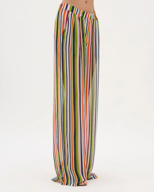 BAHIA WIDE LEG PANTS - STRIPE