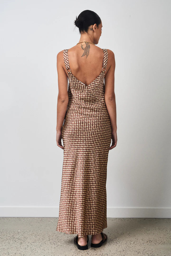 CRUMPET DRESS - BASKET WEAVE