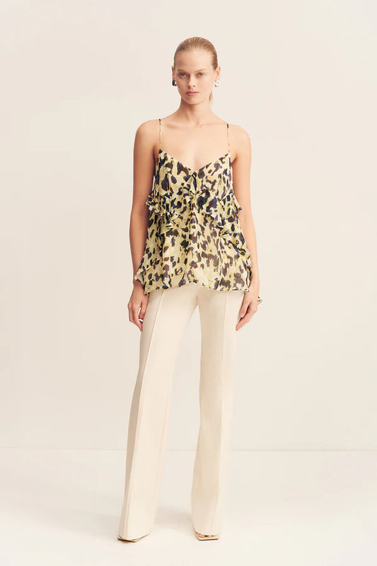 KINETIC RUFFLE CAMI - UTOPIAN PRINT