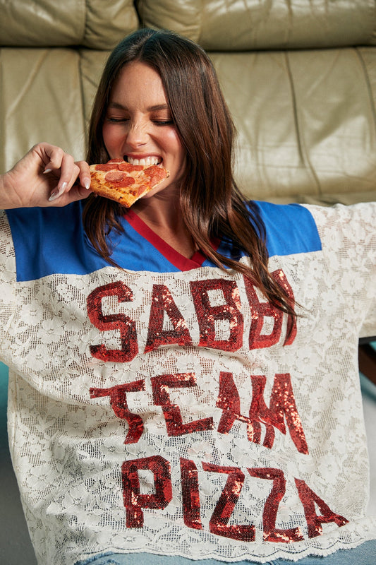 TEAM PIZZA LACE JERSEY