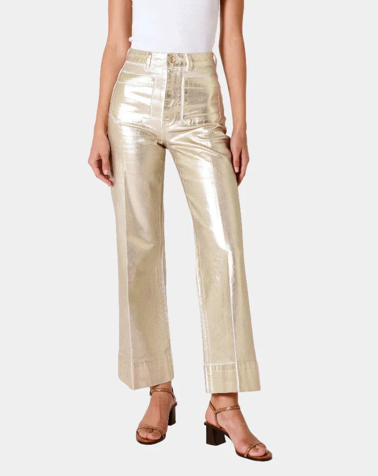 R54J78 -SAILOR GOLD FOIL JEANS