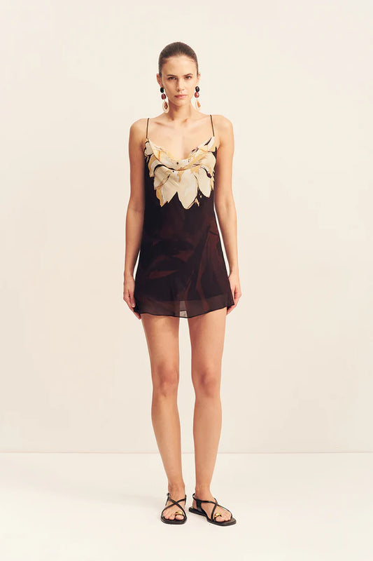 1254004-MINI DRESS-NATURAL FLORAL